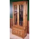 #940 Solid Oak 10-Gun Premium Cabinet 
